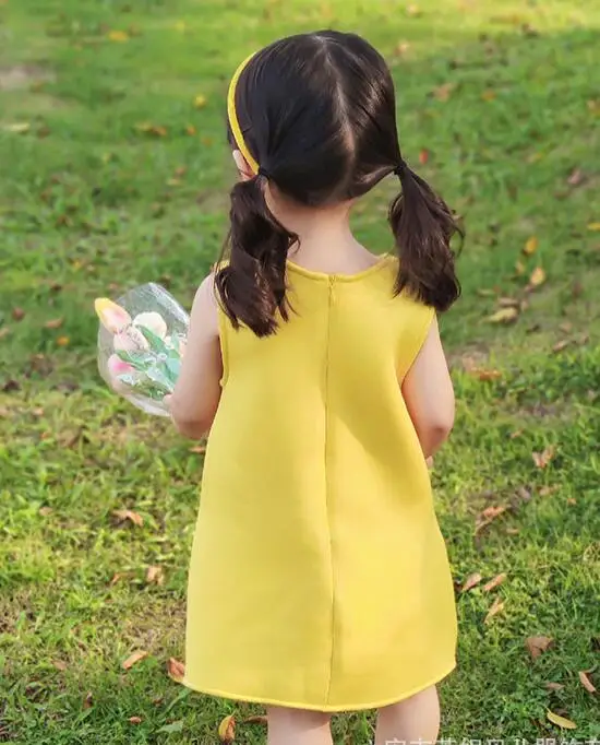 Vestido de baile de princesa de cumpleaños para niñas, vestido de rendimiento de fiesta de boda, diseño de lazo de moda, nuevo, g111