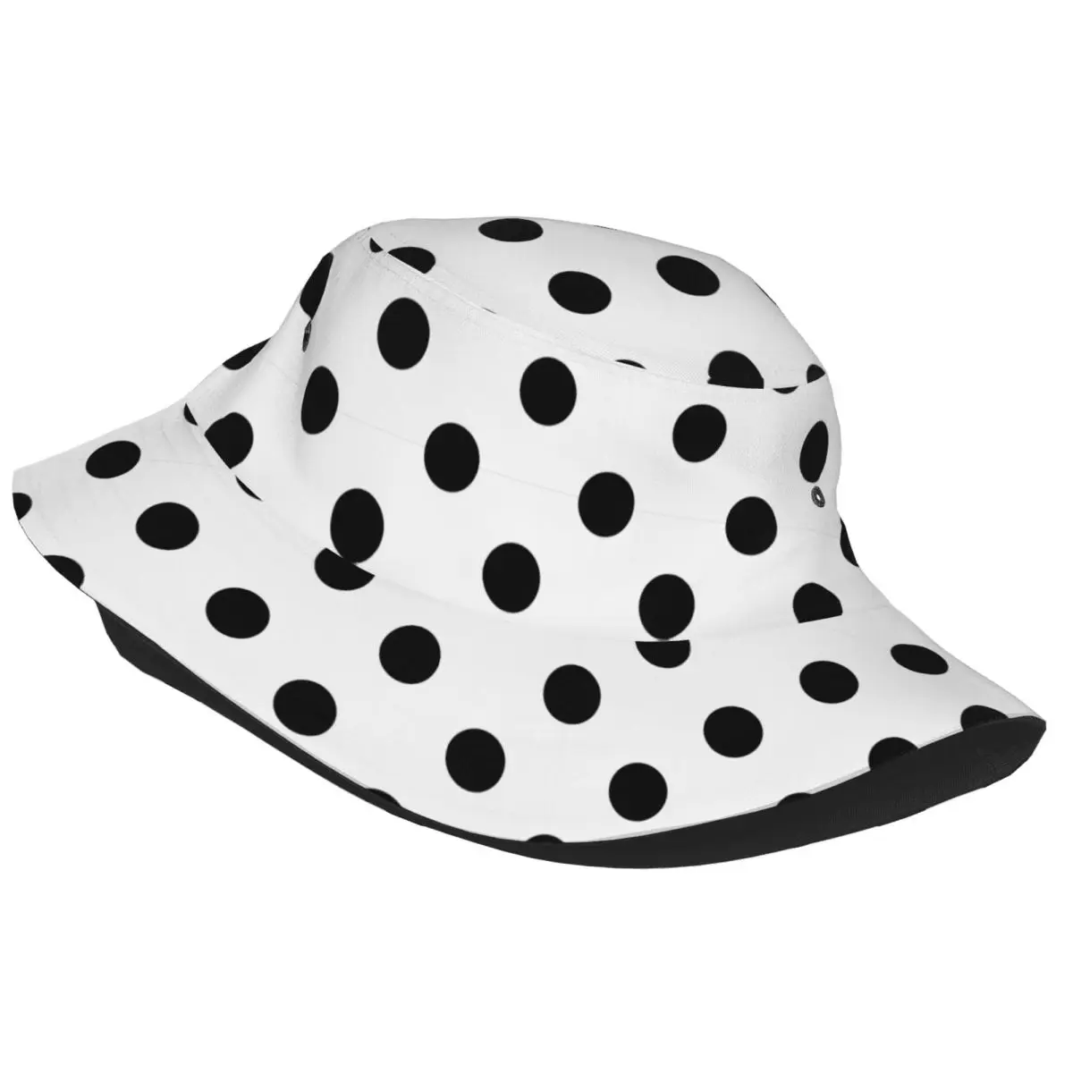 Cute Polka Dot Bucket Hat for Teen Vocation Sun Hats Unique Lightweight for Outdoor Sport Fisherman Hat Panamka