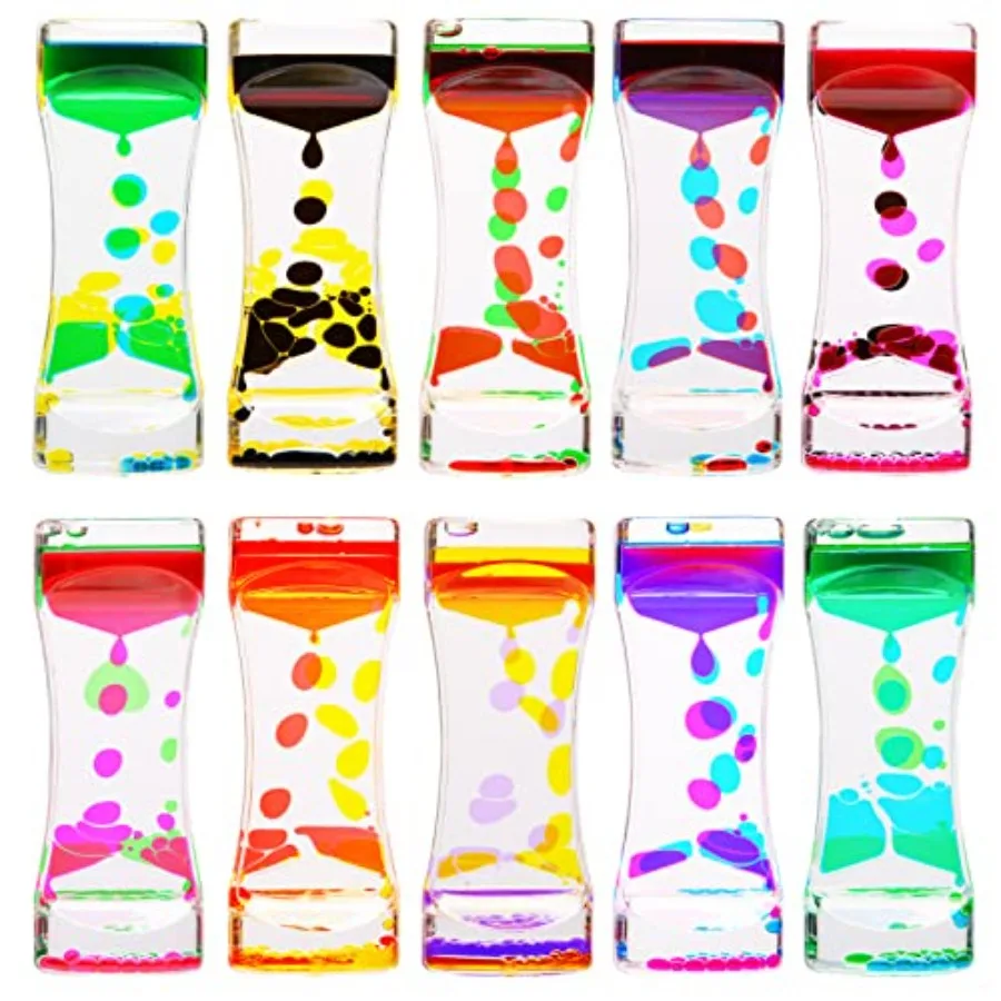 

Liquid Motion Bubbler Timer, Liquid Bubbler Relaxing Motion Timer Fidget Calming Toys, Sensory Play for Adults and Kid Stress M