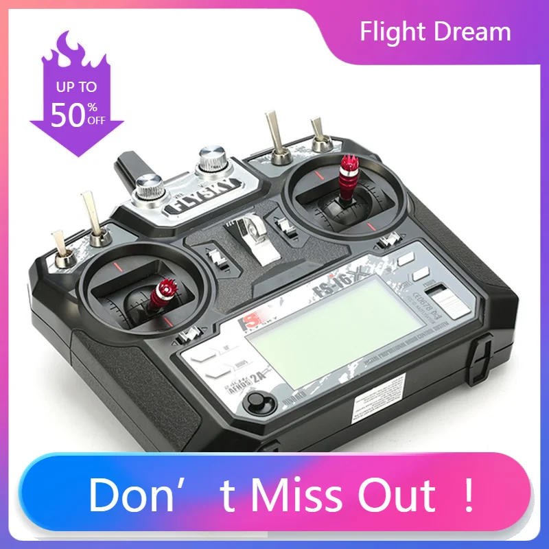 

NYFLYSKY FS-i6X FS i6X 10CH 2.4GHz AFHDS 2A RC Transmitter With X6B iA6B A8S iA10B iA6 Receiver for RC FPV Racing Drone Retailbo