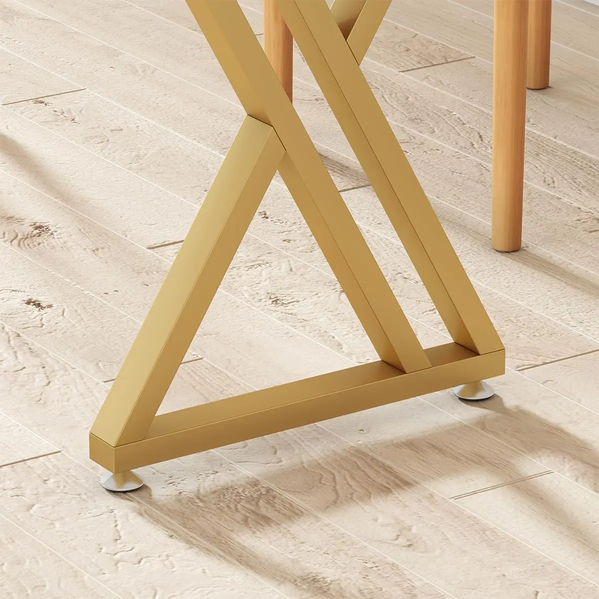 المعادن الصناعية الذهب الطعام أرجل الطاولة الحديثة 28 بوصة أرجل مكتب قاعدة الحديد الزهر لحام الحديد المطاوع طاولة القهوة أرجل مقاعد البدلاء Nig #5