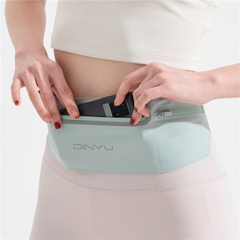 Sports Waist Pack Fanny Pack Wallet Adjustable Men Women Running Pouch Belt Portable Phone Holder Gym Bum Outdoor Running Bags