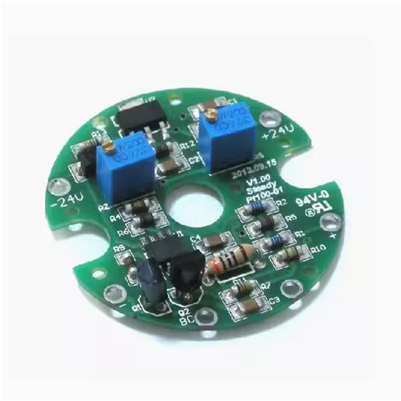 Temperature transmitter PT100 finished board thermal resistance low-temperature control module circuit board