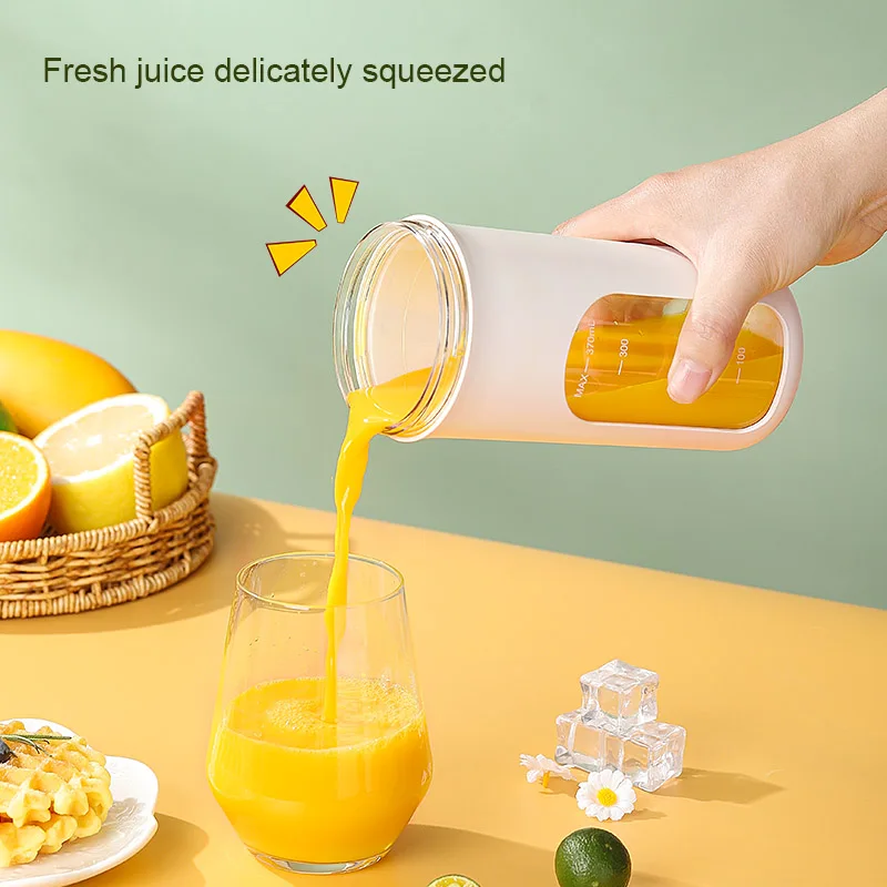 Portable Electric Juicer Blender, Fruit Mixers, USB Rechargeable, Smoothie Cup, Mini Squeezer, Juice Maker