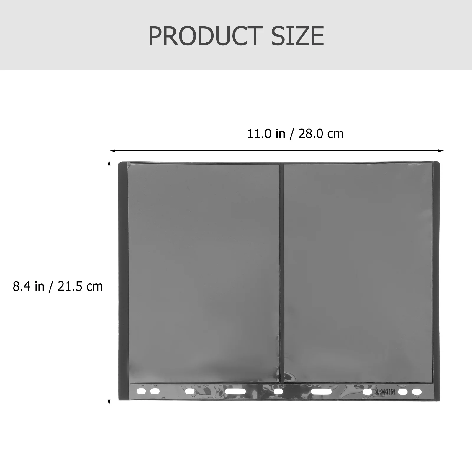 10Pcs Stamp Collecting Album Transparent Pages Standard Stamp Holder Storage Organizer Coin Collectors Supplies