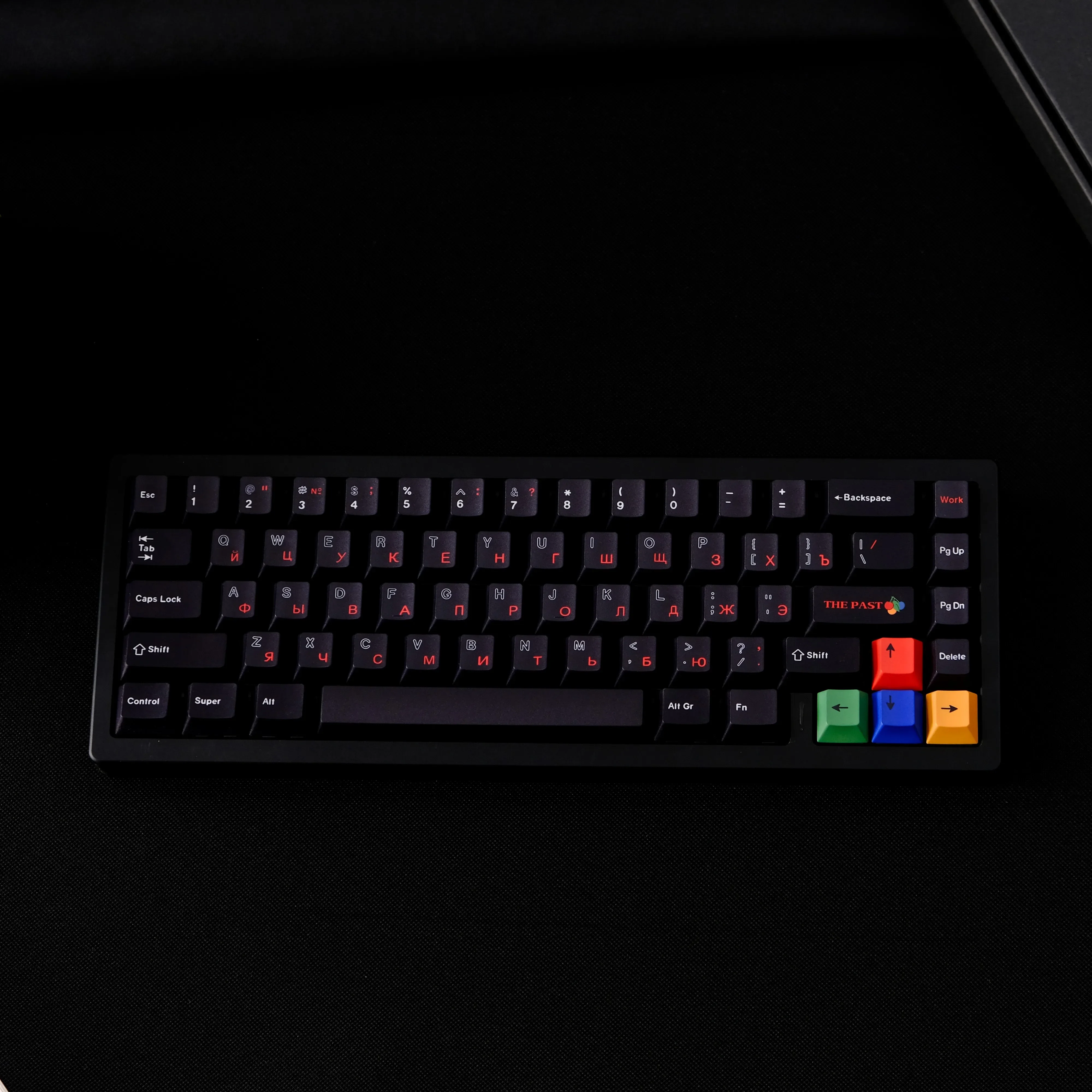 Aifei WOB Keycaps PBT Dye Sublimation Russian Cherry Height for Mechanical Keyboard AULA F75 Ajazz GK61 Anne Pro 2