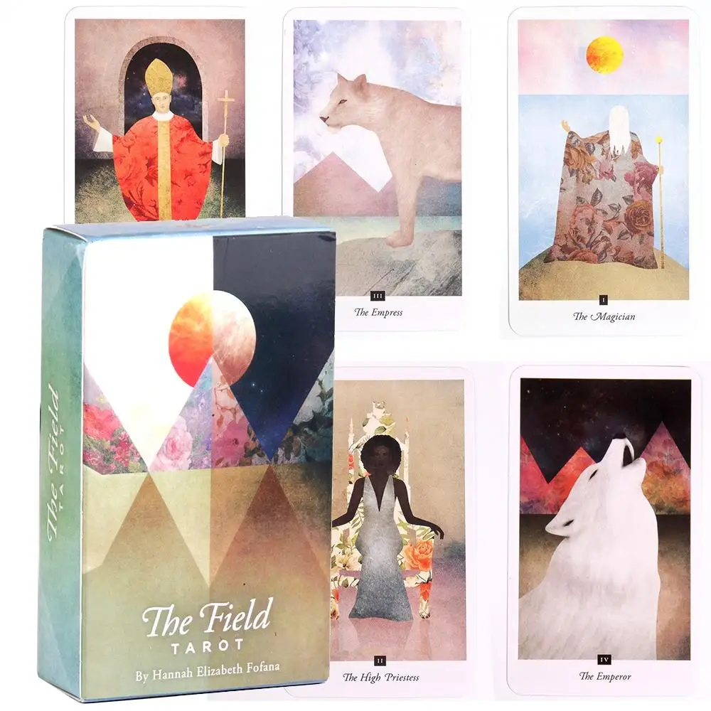 

The Field Tarot 78 Card Deck Includes 78-Card Deck and 96-Page PDF Guidebook Card Game Oracle