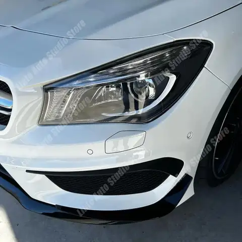 For Mercedes Benz CLA Class W117 C117 CLA45 CLA200 220 250 AMG 2013-2015 Front Bumper lip Spoiler Canards Blade Body Kits Tuning 8 best sales mercedes benz cla 250 - №3