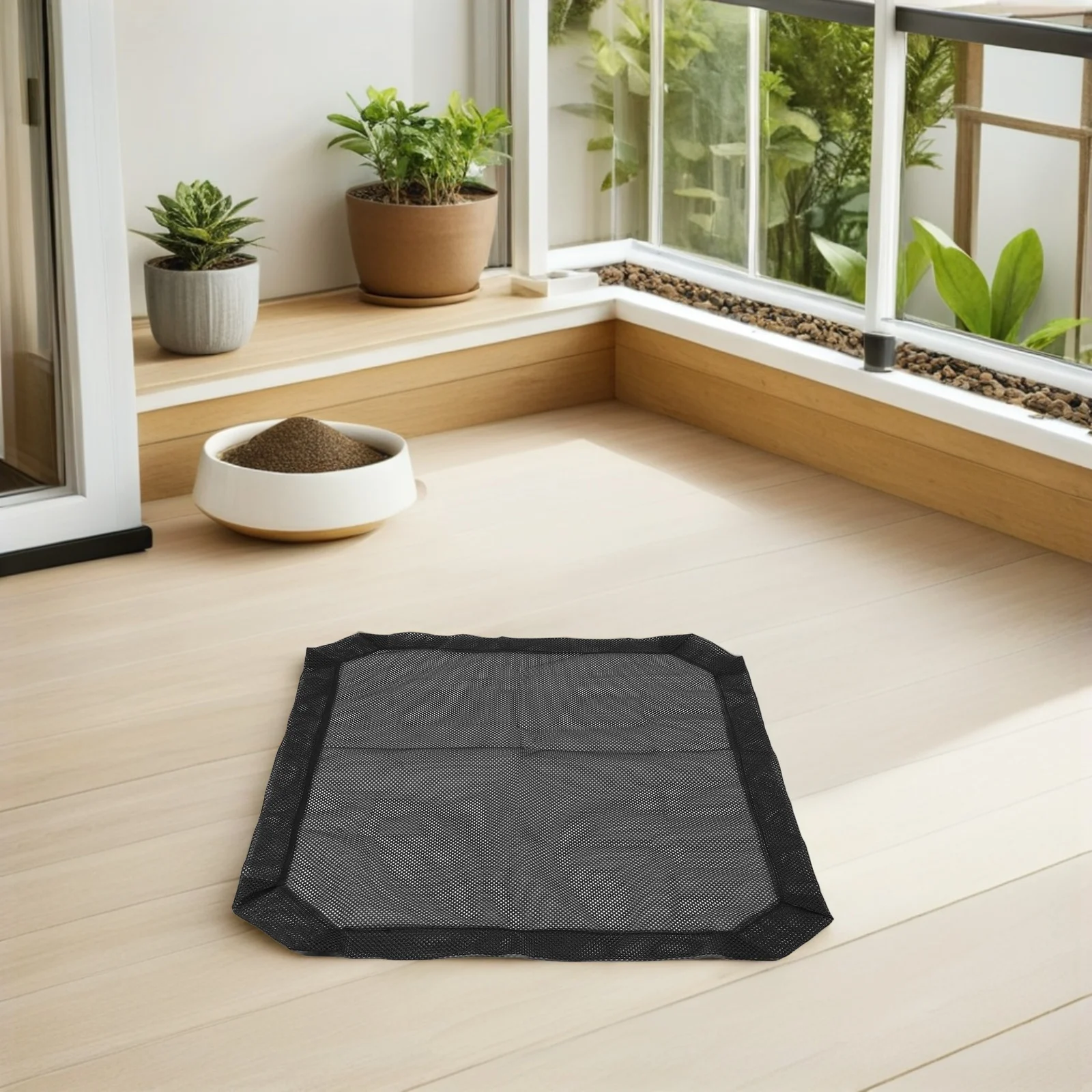 

108x72cm Breathable Pet Sleeping Bed Mesh Cover Elevated Dog Bed Cover Detachable Washable for Conditions
