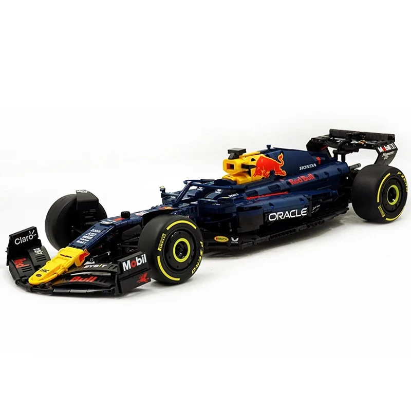 Rastar 92410 F1 テクニカルビルディングブロックフォーミュラ 1 有名な車のレンガスーパーカーレースカーレンガレースカーブロッククリスマスモデルのおもちゃ