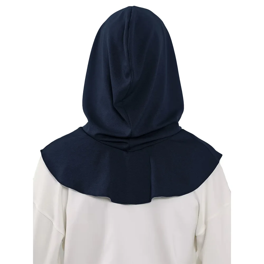 

Мусульманский женский мгновенный шарф Амира, Джерси, платок, вытянутый головной платок, шейный чехол с широкими полями, козырек, исламский платок, капот, тюрбан, кепка