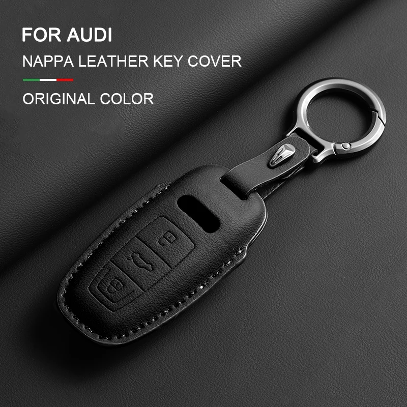 

For Audi A3 8Y A8 D5 4N RS E-tron GT Q4 Q7 4M Q8 RSQ8 A6 C8 S6 RS6 A7 S7 RS7 Original Car Color Car Remote Key Case Cover Shell