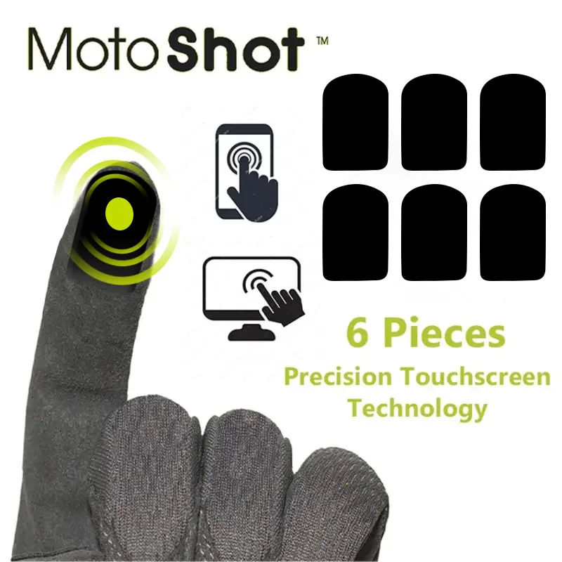 Motoshot Conductive Touch Screen Stickers for Gloves