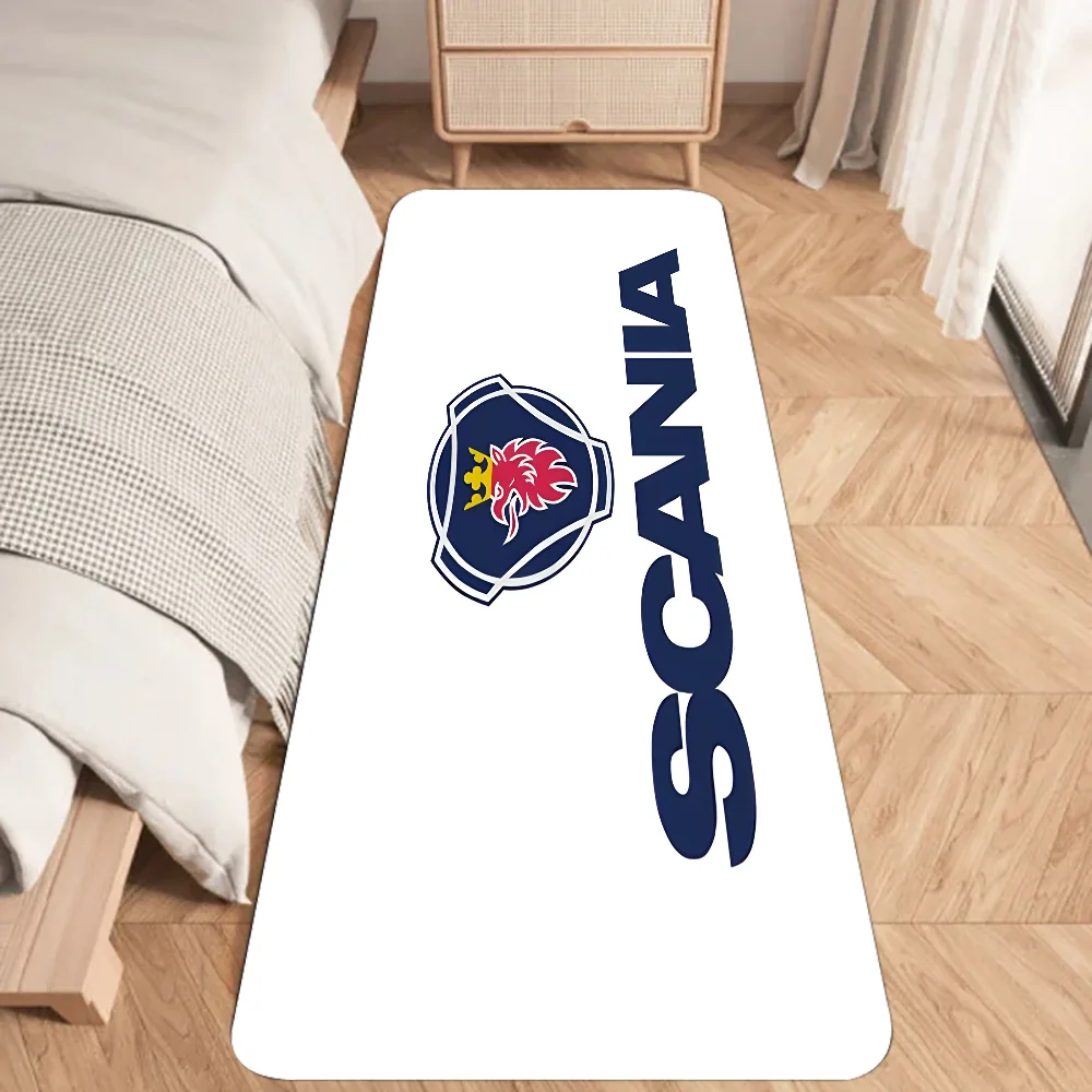 Scanias Floor Mat Graphic Printed Flannel Doormats for Bathroom Kitchen Entrance Carpet Home Decor