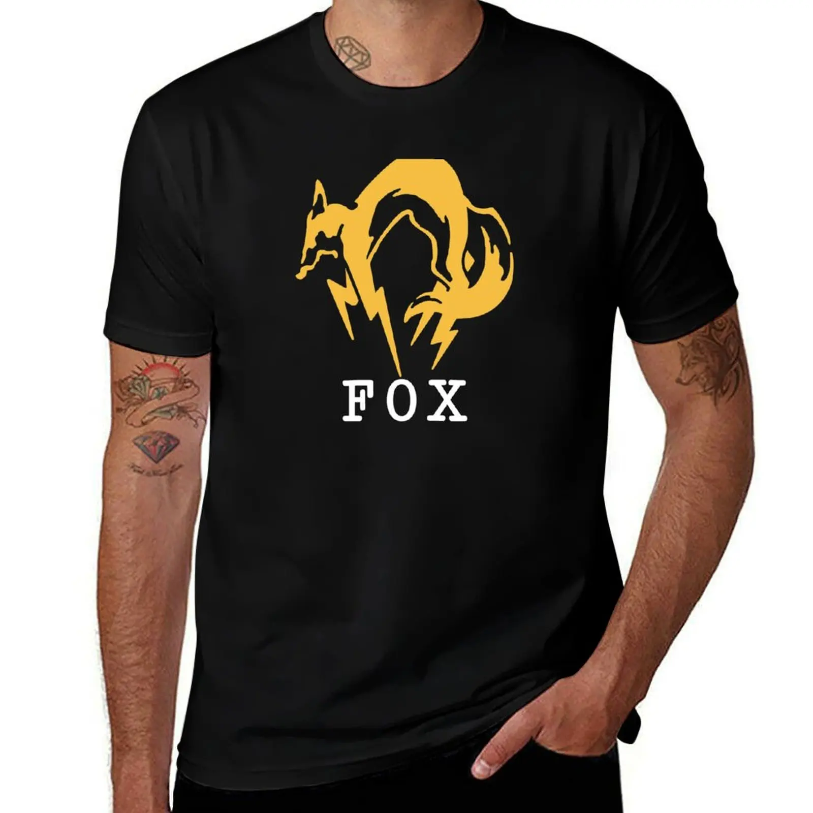 

Metal Gear Solid - FOX +text T-Shirt custom t-shirts anime stuff tee shirts for men