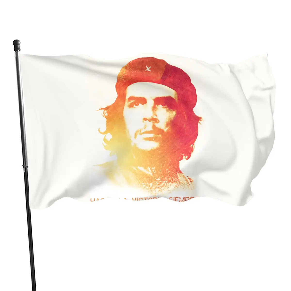 Cuba Revolution Hero EI CHE Ernesto Guevara Flags Memorial Hero Flags for Women Men Gifts Indoor and Garden Outdoor Decoration