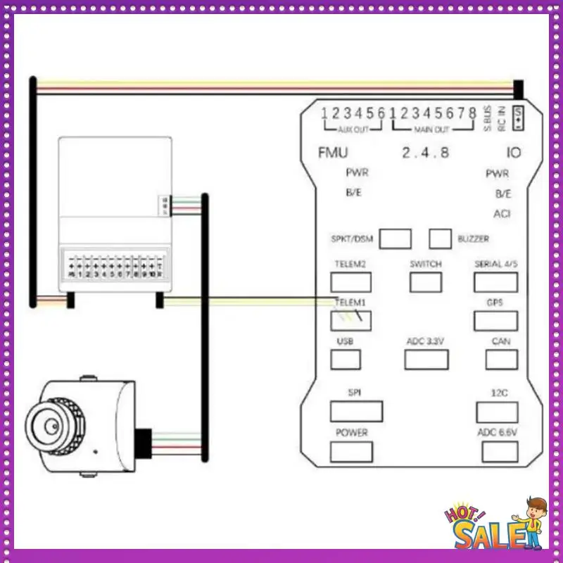 

AA87 For Skydroid R10 Receiver For SKYDROID T12 / T10 / SG12 RC Radio Transmitter