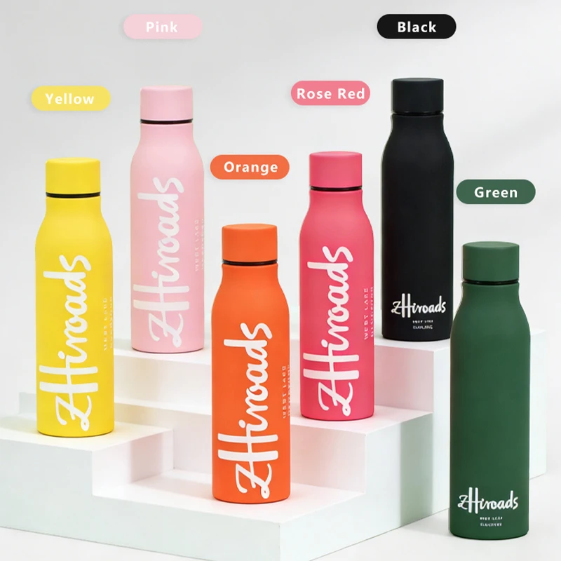 500ml Double Wall Stainless Steel Vacuum Flask Thermos Water Bottle Insulated Sports Cup for Hot And Cold