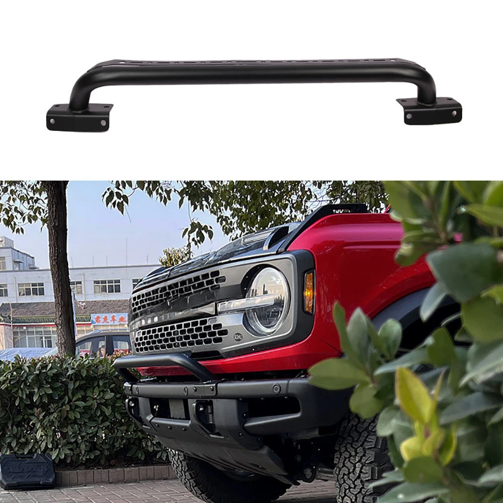 Car Exterior Special Accessories For Ford Bronco 2021-2024 Cowherd Front Bumper Anti-collision Front Bumper Modification