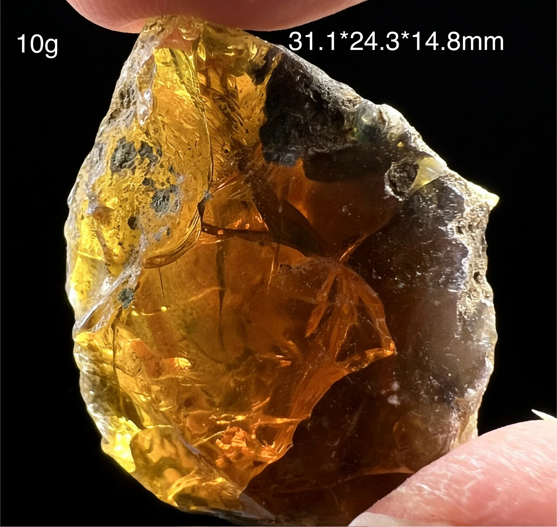 Natural Ethiopian Welo Opal Rough Stone, Yellow Orange Fire Opal Raw Gemstone Making DIY Mineral Specimen Collection