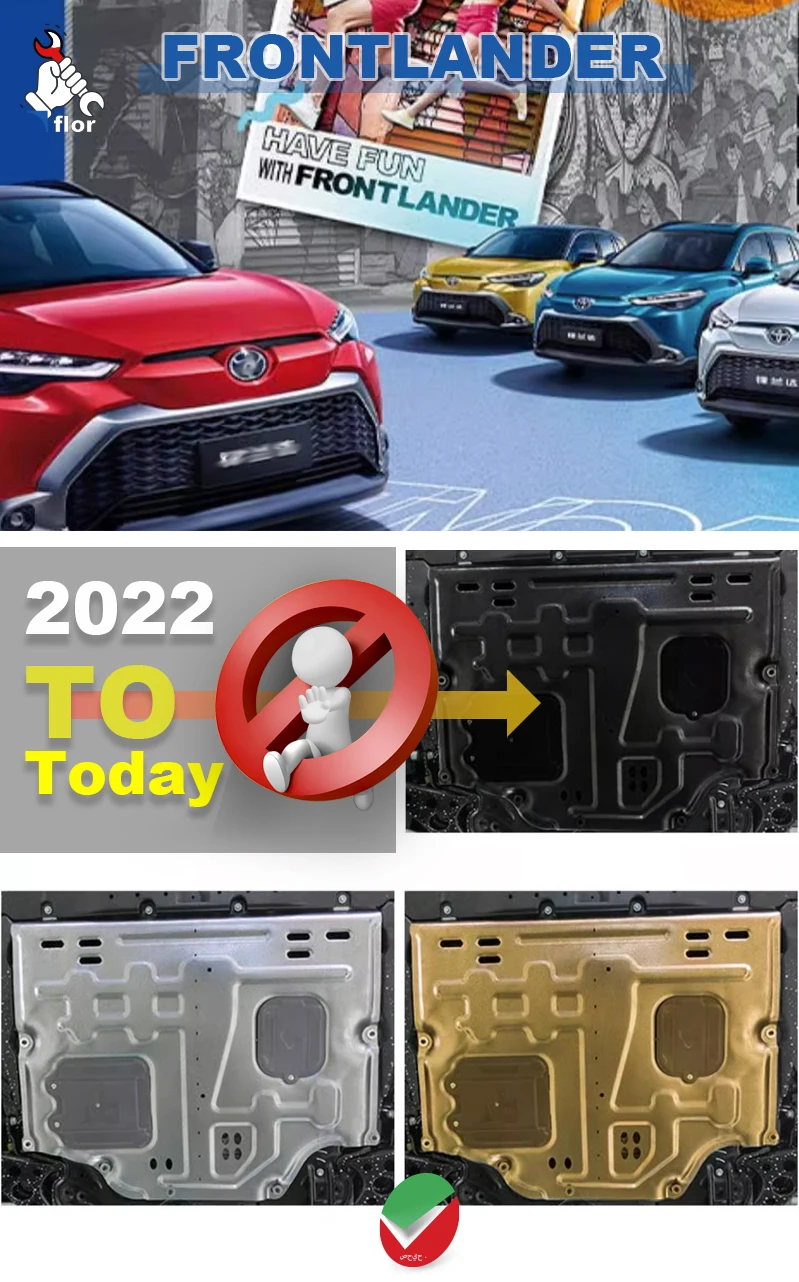 Toyota FRONTLANDER 2022-2024 Protective Plate For Protective Plate For Engine Chassis Guard Board Engine Multiple Material