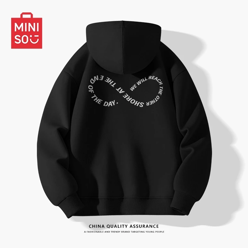   هوديي الرسالة |   بلوفر رجالي ثقيل الوزن، سويت شيرت بتصميم إيندي