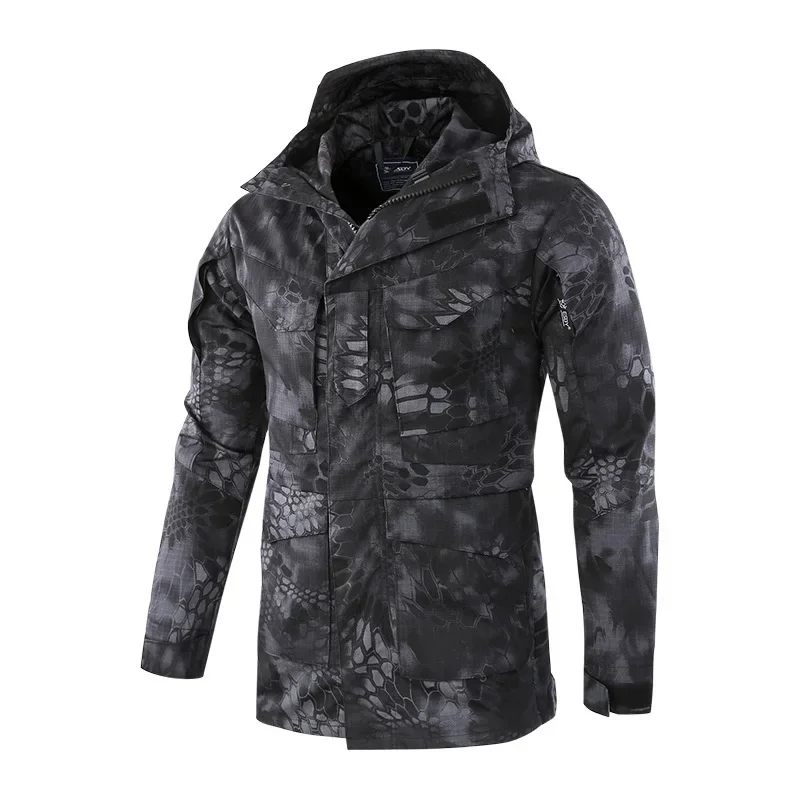 Outdoor Army Training Camping Hiking Warm Coat Autumn Winter Climbing Cycling Thermal Windproof Tactical M65 Windbreaker