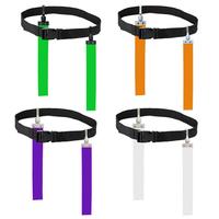 Sports Flag Football Webbing Waist Flag Adjustable Competition Belt Training Equipment PVC American Soccer Football Buckle Belt