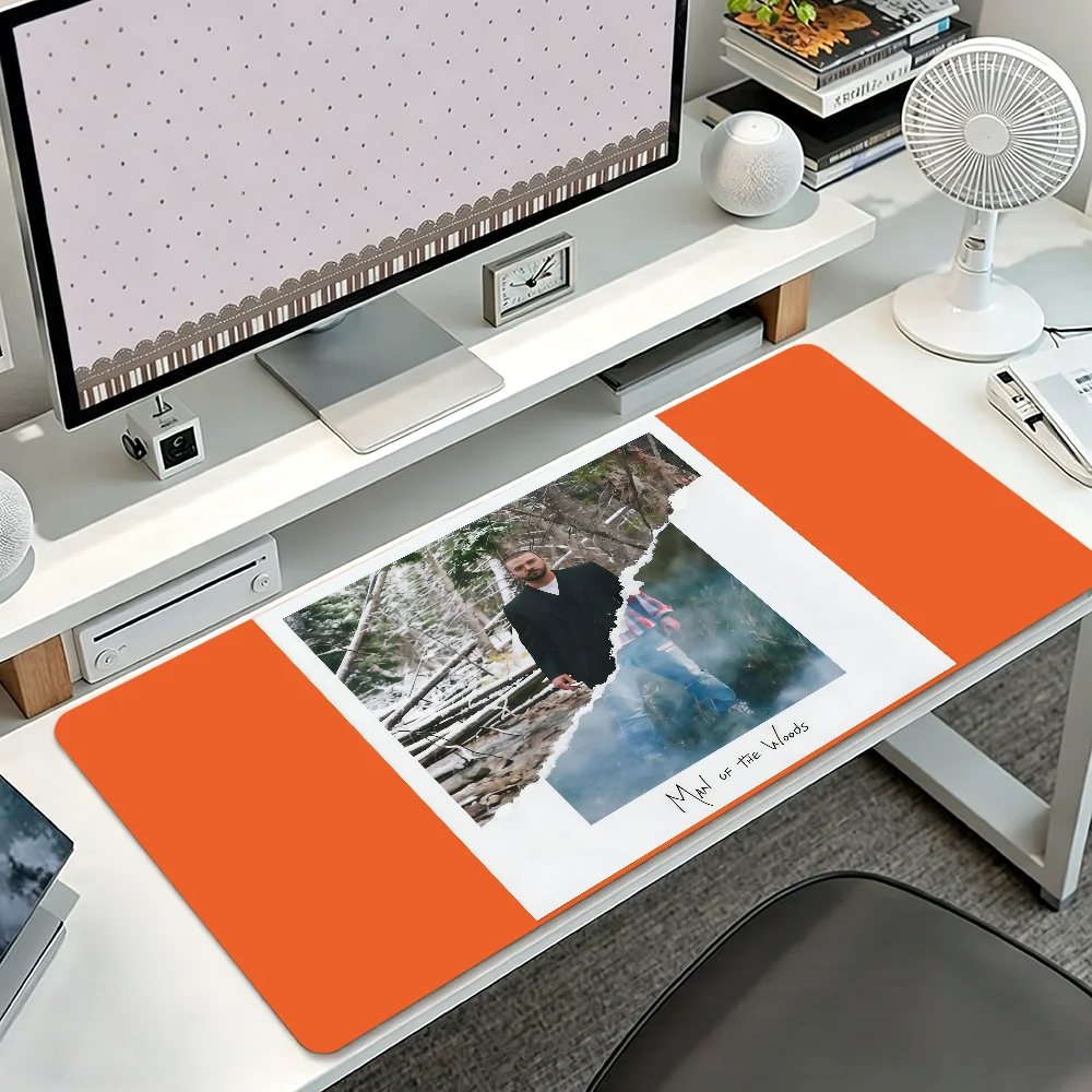 Singer J-Justin Timberlake Mouse Pad Large Non-slip Lockedge Desktop Computer Desk Mat Keyboard MousePad Office Gamer Student