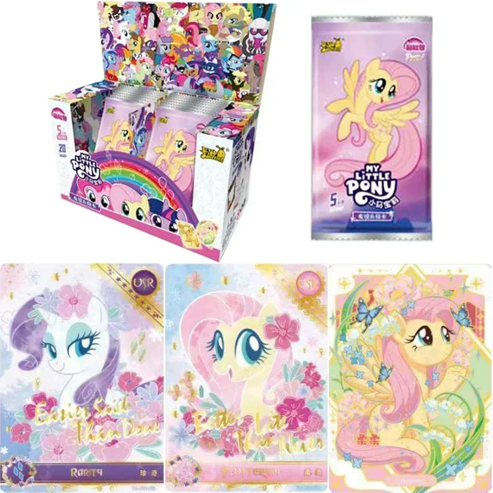 KAYOU My Little Pony Card Friendship Forever Cards Rainbow Pack Ultra Rare XR Card Anime Collectible Cards Princess Card