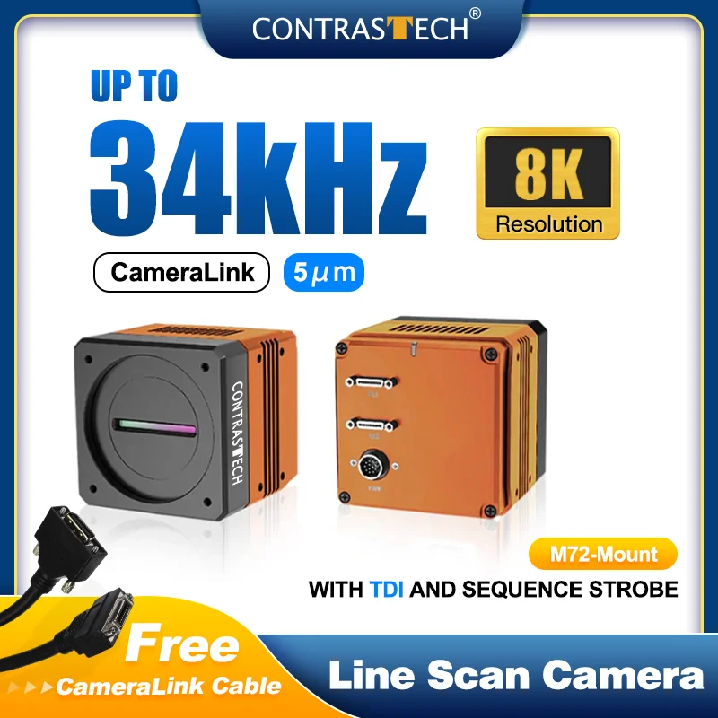 

Mars Series 8K CameraLink Line Scan Best Machine Vision Datalogic Smart Camera for Quality Controls