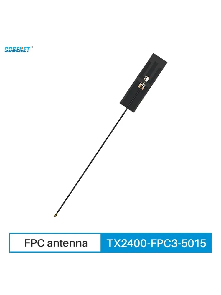 10 szt./partia Antena WiFi 2.4GHz Złącze IPEX3 3.0dBi Wysoki Zysk TX2400-FPC3-5015 Antena Wielokierunkowa FPC — zdjęcie produktu 7