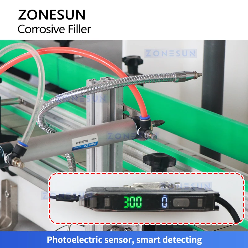 Zonesun ZS-YTCR10A Sprzęt do napełniania chemikaliów Wybielacz Maszyna do napełniania Wypełniacz pestycydów Maszyna do pakowania środków dezynfekujących