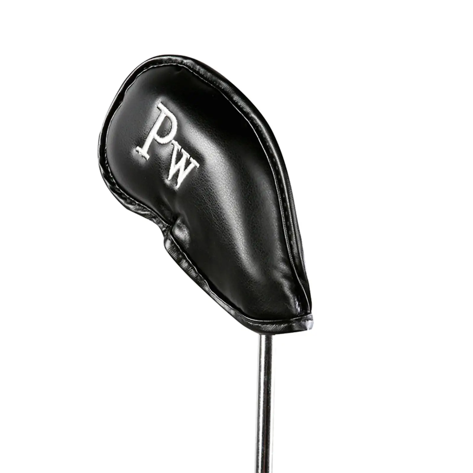 12 Pieces PU Leather Golf Iron Headcover Embroidered Number Fit All Brands