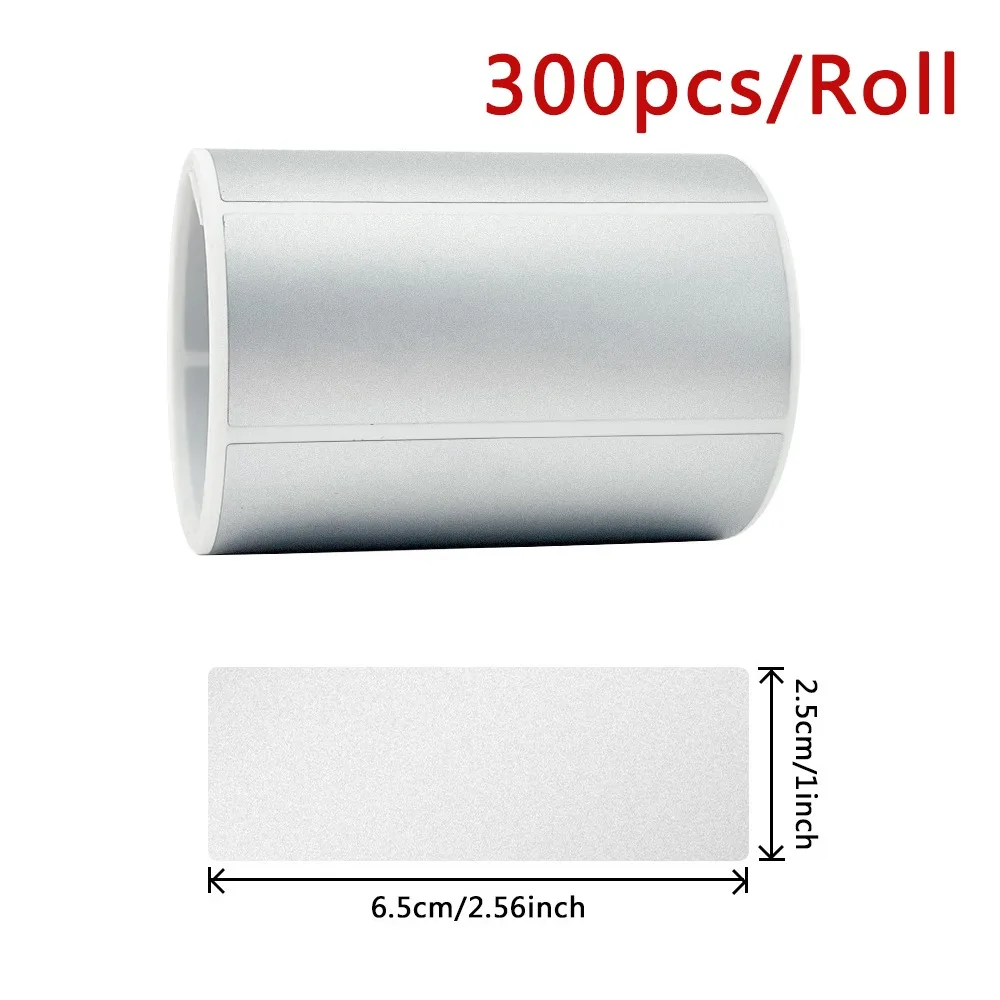 300pcs/Roll 2.5cm Scratch Off Stickers Self-adhesive Round/Square/Heart/Rectangle Scratch Labels Stickers Waterproof