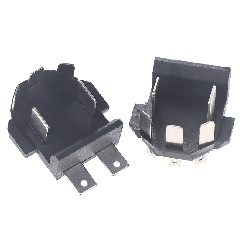~1/2PCS For M12 Lithium Battery Socket Jack Connector Terminal For 12V Li-ion Battery Charger Adapter Converter Plug Base