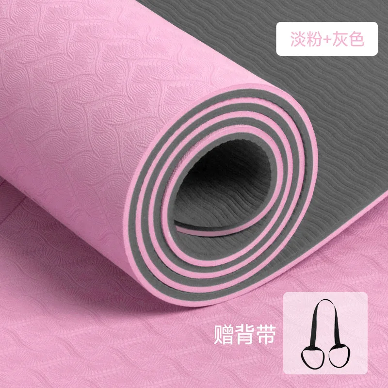 

Color Yoga Mat Premium Quality TPE Rubber Pilates Yoga Mat Exercise Mats 2026