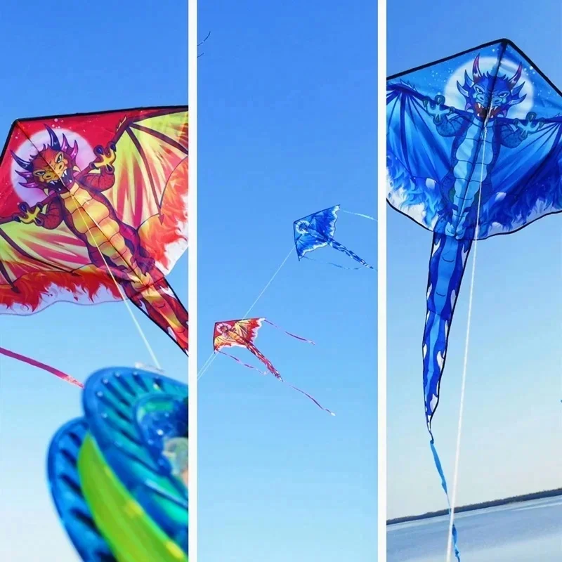 Dragon kites flying toys for children kites line eagle kite factory colorful flying kites sports entertainment trilobite dragon