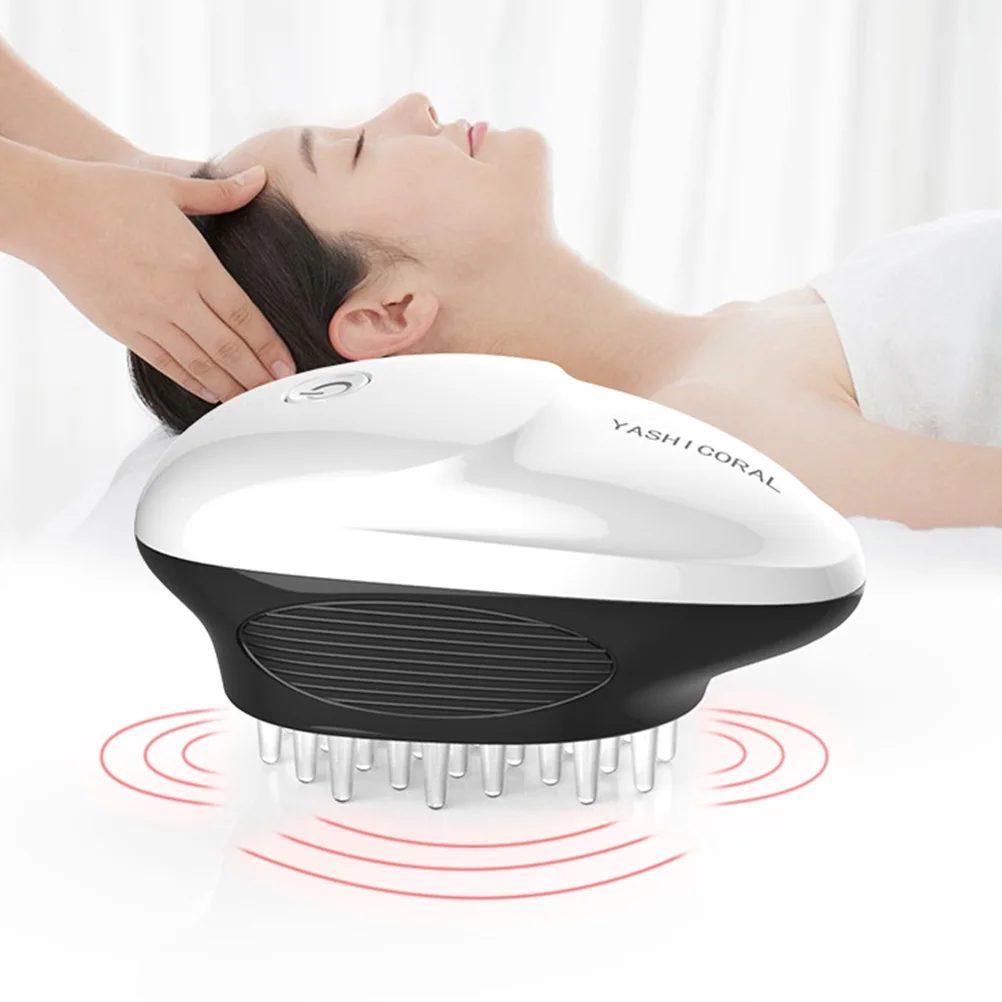 

Electric Head Massage Comb 26 Silicone Contacts Scalp Massager 8000Rpm Vibrating Head Stimulate Comb Anti-Slip Ergonomic Design