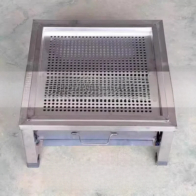 

Detachable Thiened Portable Stainl Steel Square BBQ ill Stove for Outdoor Cam Travel Use Non-Sti Coating Feature