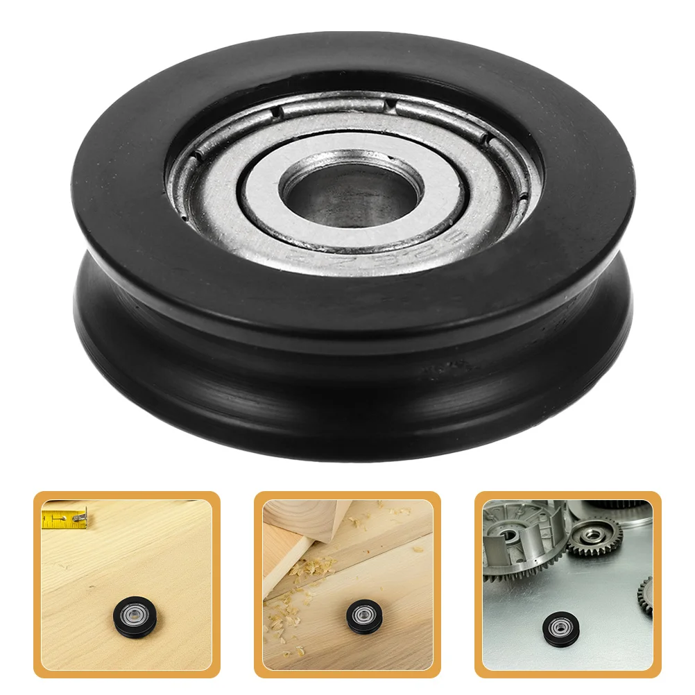 

6Pcs Heavy Duty Sliding Door Pulley Nylon Coated Aluminum Alloy Smooth Silent Operation Versatile Furniture Hardware Window