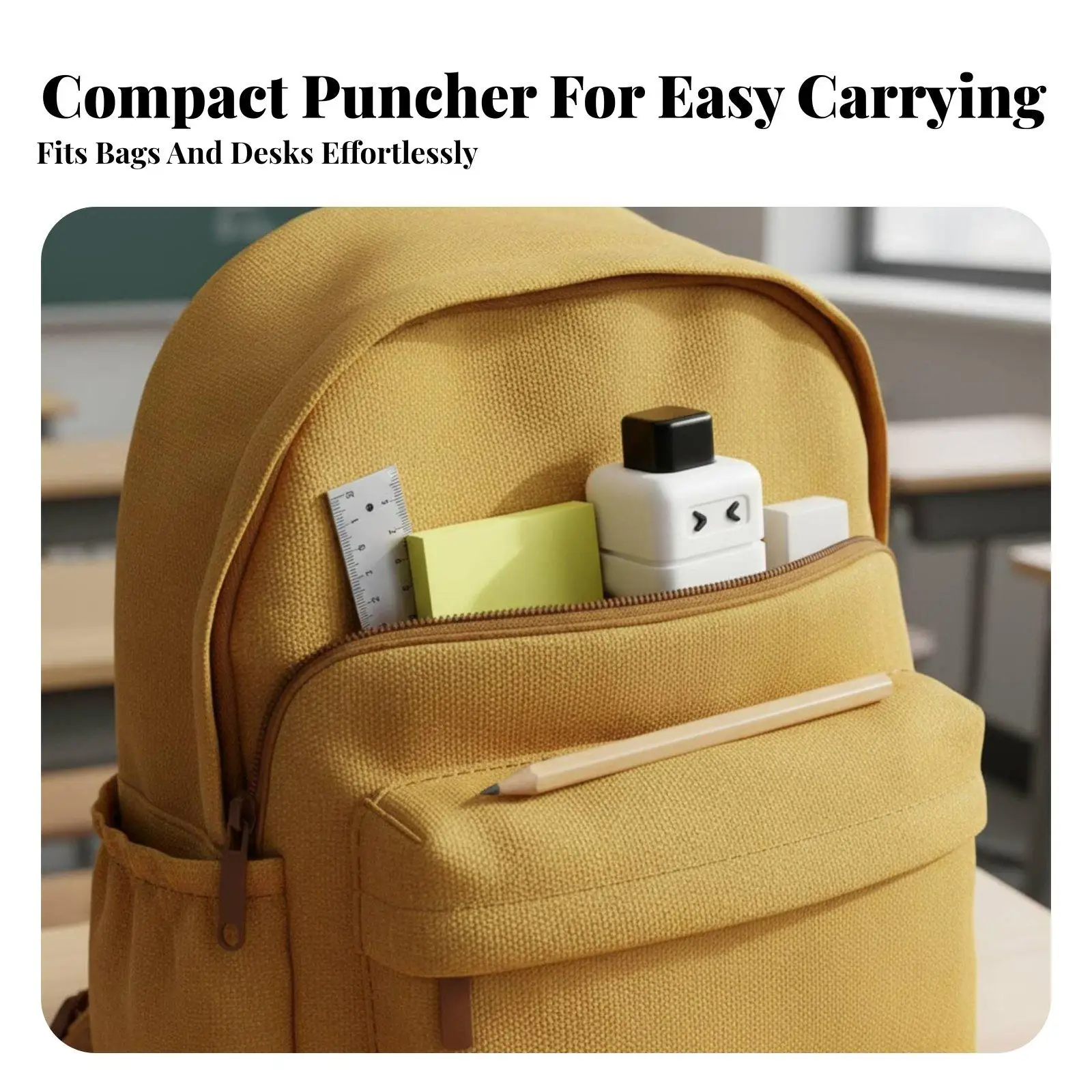 Mini Hole Puncher Compact & Portable Mini Hole Punch Effortless Punching
