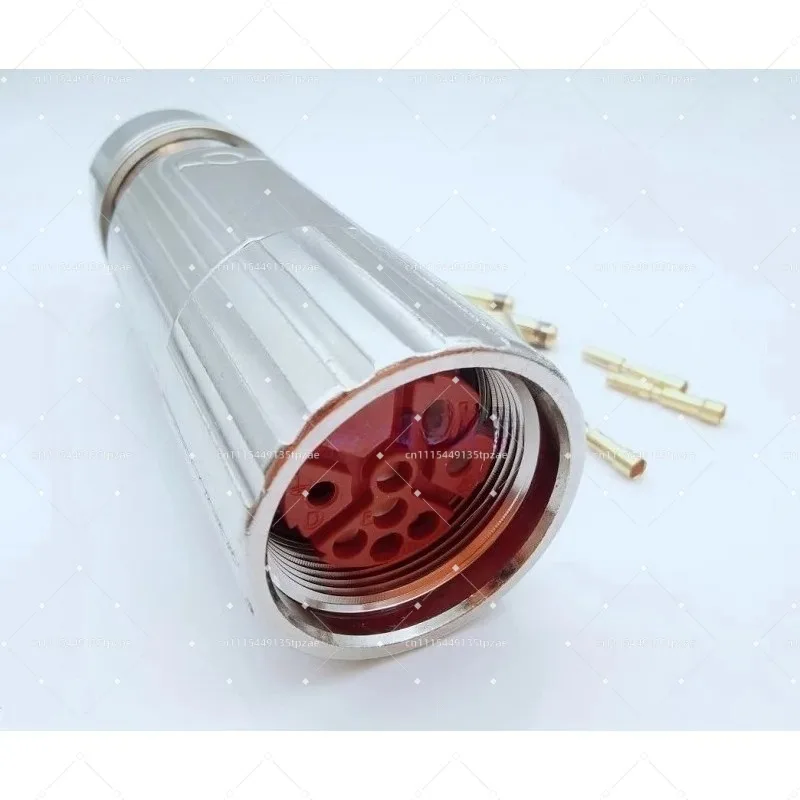 M23 Circular Power Plug 6 8 9 Pin 6 Core 8 Hole Industrial Servo Motor Connection Connector B50B-M23CON