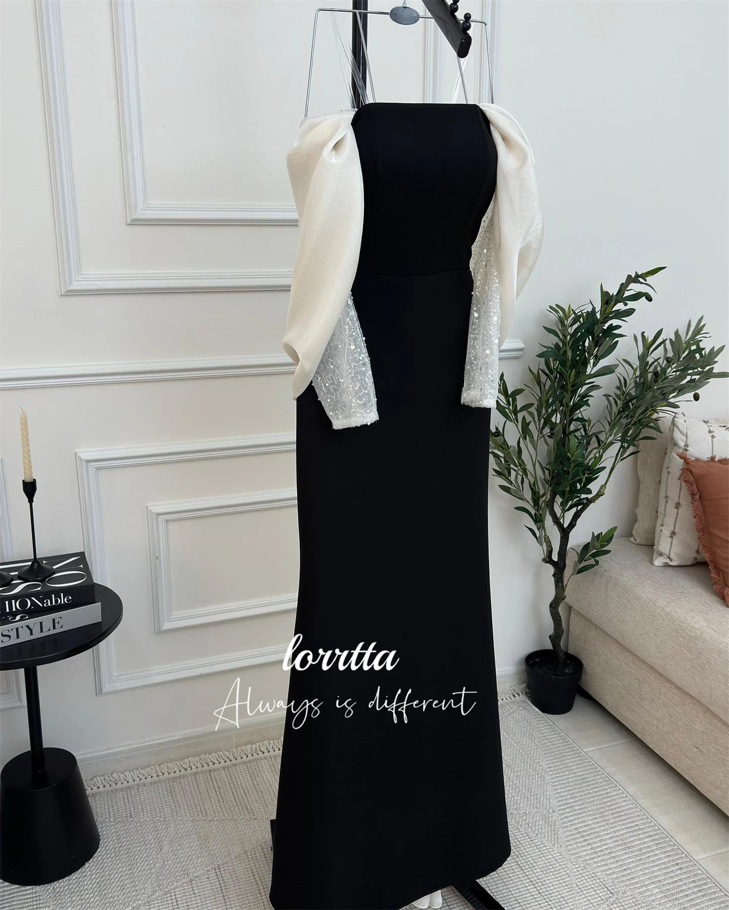 Lorrtta Long Sleeves Elegant Evening Dress Graduation Dresses Woman Robe De Soiree Femmes Party Prom Wedding Formal Occasions