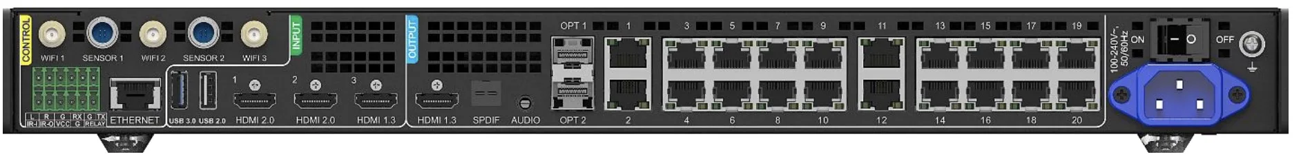 노바스타 TU4KPro 260만 화소 32GB 노바 클라우드 지능형 플레이어 LED 재생 제어 프로세서