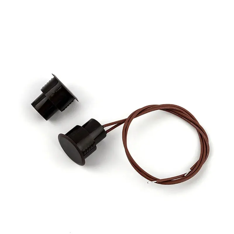 10pcs  Magnetic Sensor Switch Anti fire And Waterproof Cylinder ABS Shell NO/NC/COM Electrical