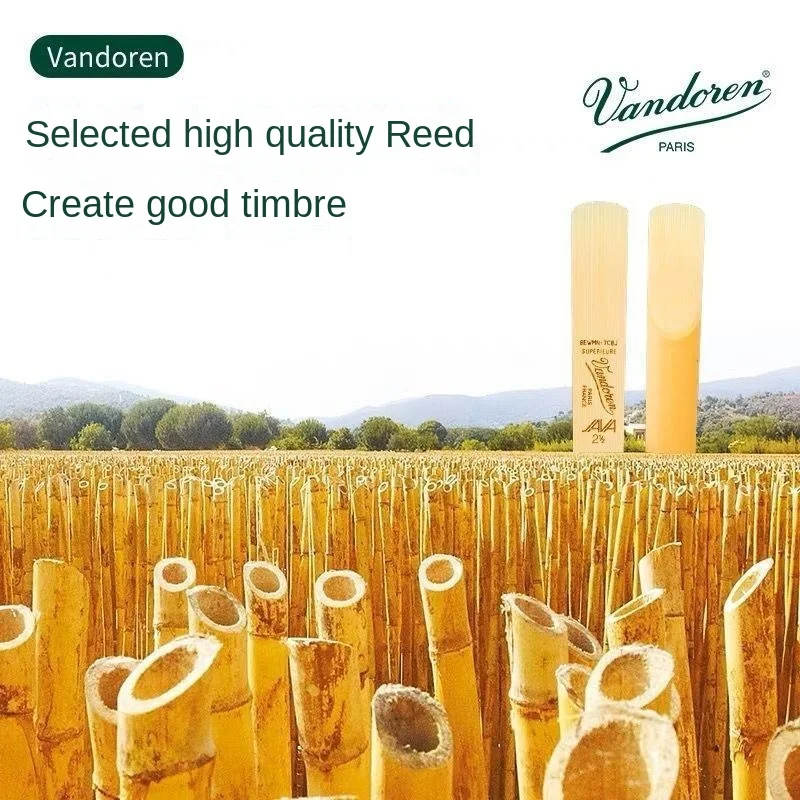 Bendlin Reed Green BOX Java อัลโต้แซกโซโฟน Reed E-FLAT 2.5ฝรั่งเศส Vandoren POP JAZZ