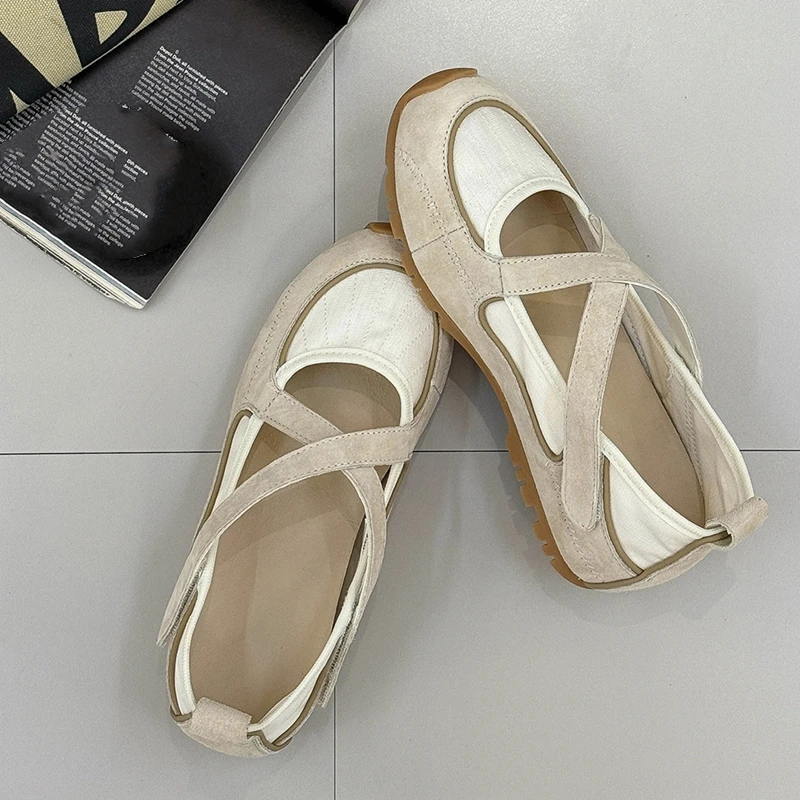 AIYUQI 2026 Mary Jane Sneakers Women Lightweight Soft Sole Breathable Casual sneakers Flats Women's 5