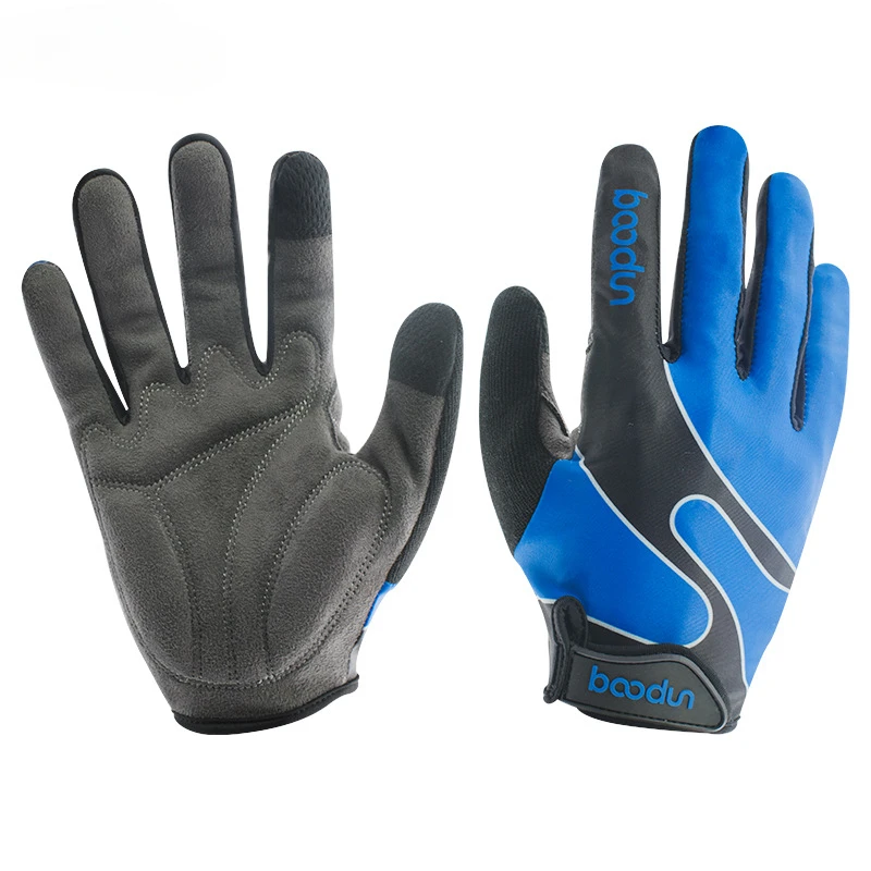 long finger riding gloves bicycle road bike non-slip wear-resistant shock-absorbing touch screen high elastic breathable gloves