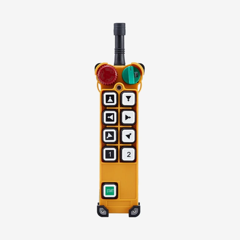 F24-8D 2T1R Industrial Radio Wireless Crane Hoist Remote Control 24-48V 100-440V Switch 8 Channel UTING TELEcontrol Double Speed